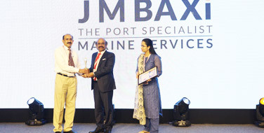 J.M. BAXI & CO. AWARDED THE BEST SHIPPING AGENTS  OF THE YEAR 2021