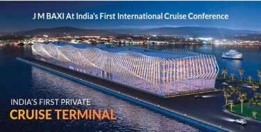 J M Baxi participated at India’s first International cruise conference